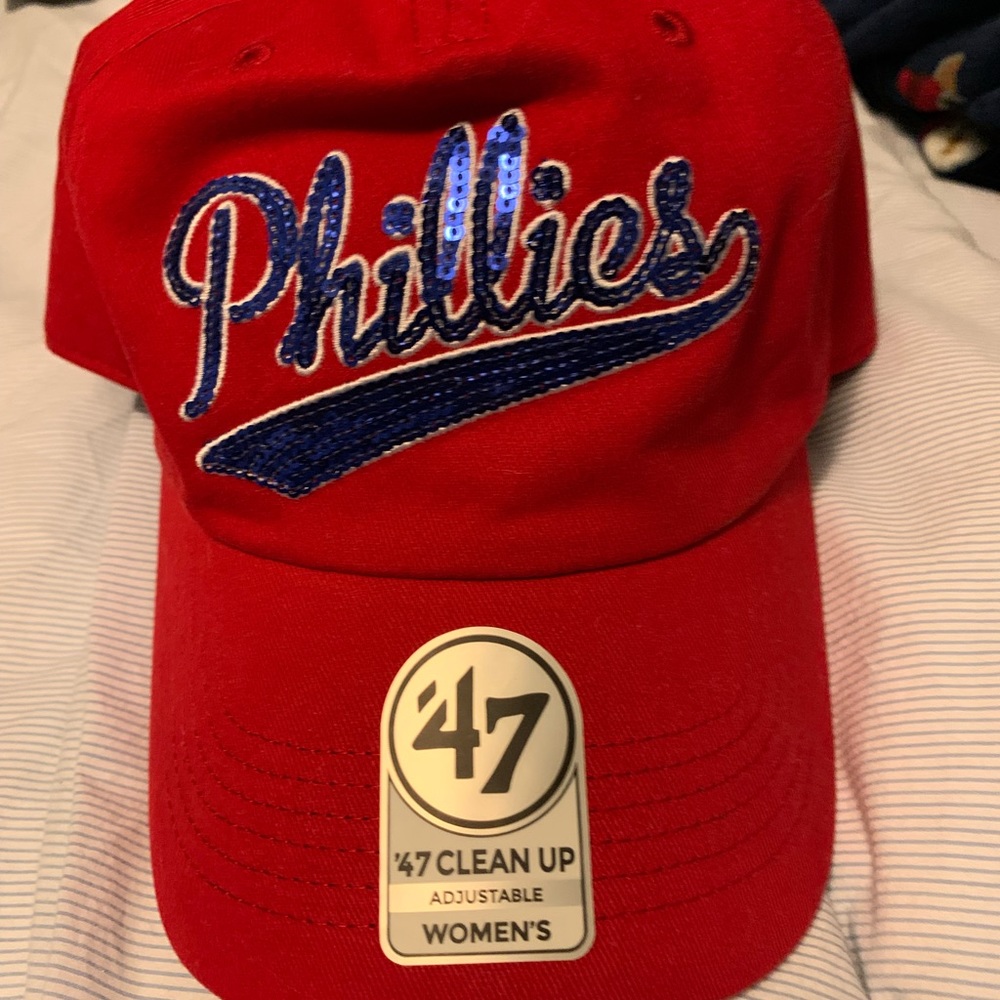 Sequin Phillies hat
